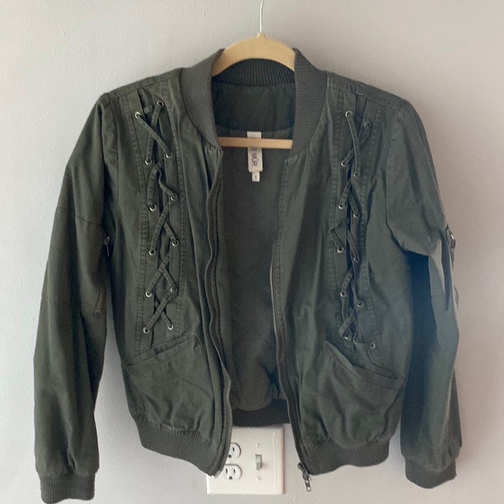 Olive Green Bomber jacket